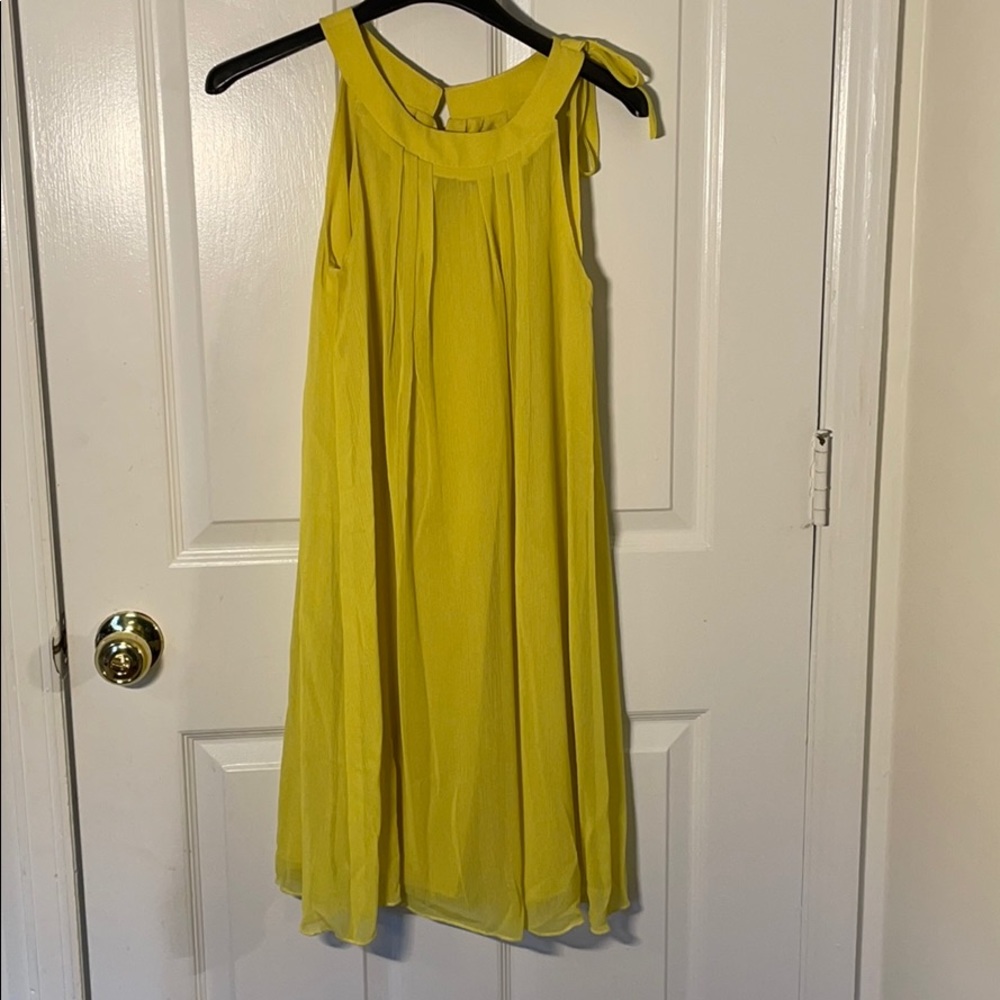 Girls formal lime dress